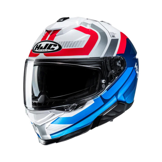 HJC i71 Helmet Viz MC21 White/Red/Blue Gloss