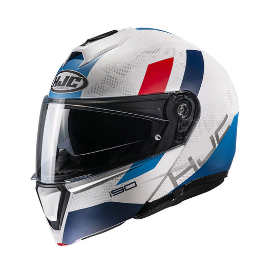 HJC i90 Helmet Syrex MC21SF White/Blue/Red Matt
