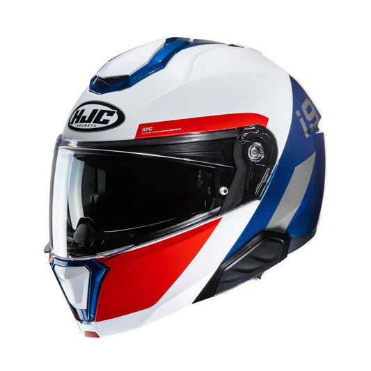 HJC i91 Helmet Bina MC21 White/Blue/Red Gloss
