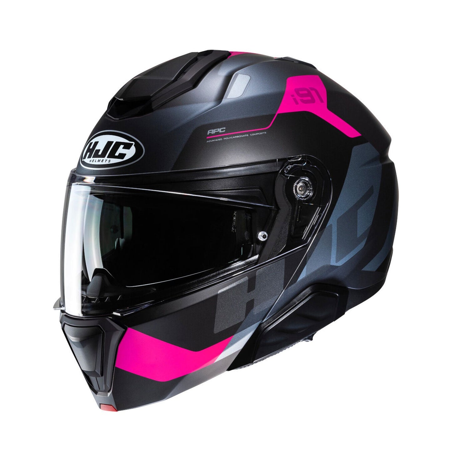 HJC i91 Helmet Carst MC8SF Black/Pink Matt