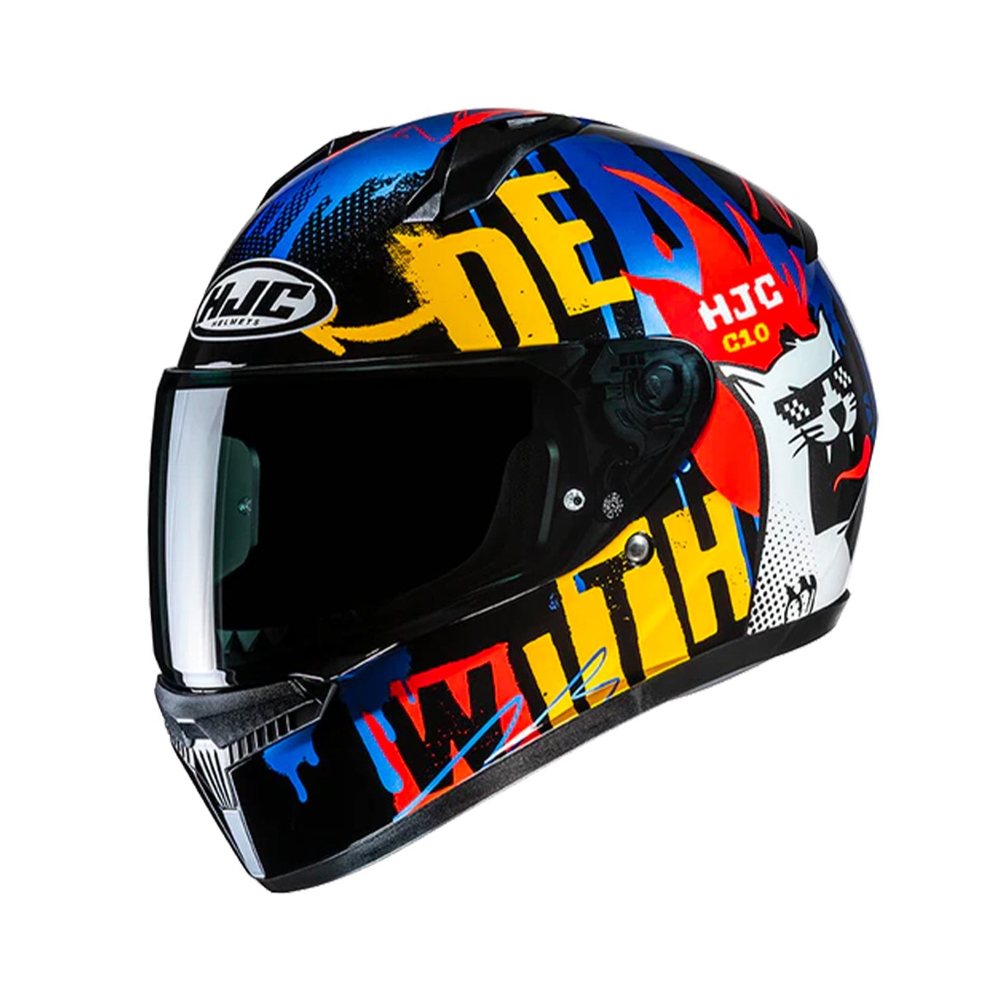 HJC C10 Helmet C10 Fop MC23 Black/Red/Blue/Yellow