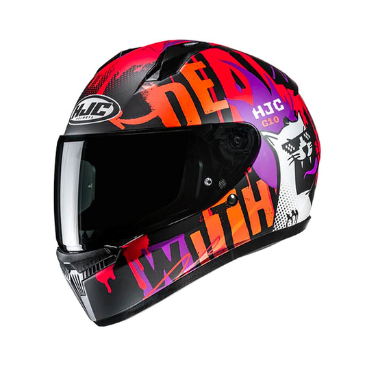 HJC C10 Helmet C10 Fop MC7SF Black/Orange/Red/Purple