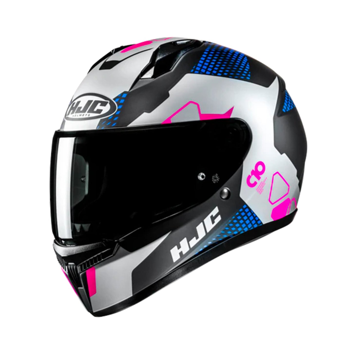 HJC C10 Helmet Aspa MC28SF Black/Grey/Blue/Pink Matt