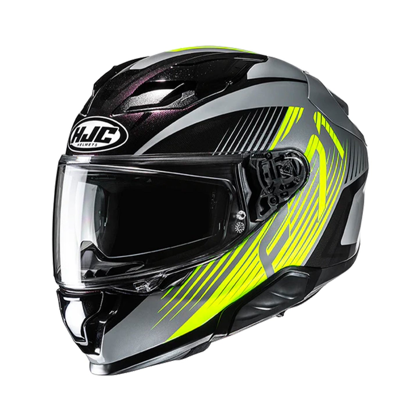 HJC F71 Helmet Catos Black/Yellow/Grey Gloss