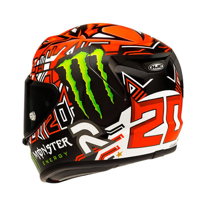 HJC Rpha12 Helmet Quartararo Replica II MC1 Black/Red Fluo Gloss