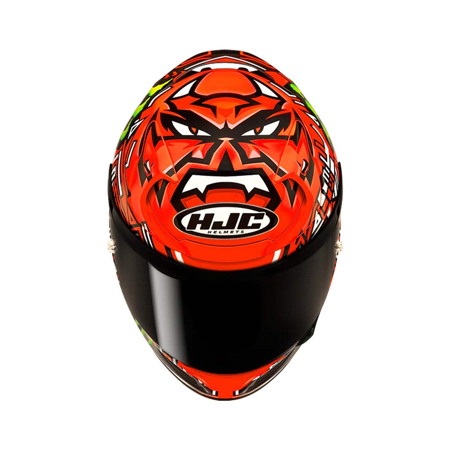 HJC Rpha12 Helmet Quartararo Replica II MC1 Black/Red Fluo Gloss