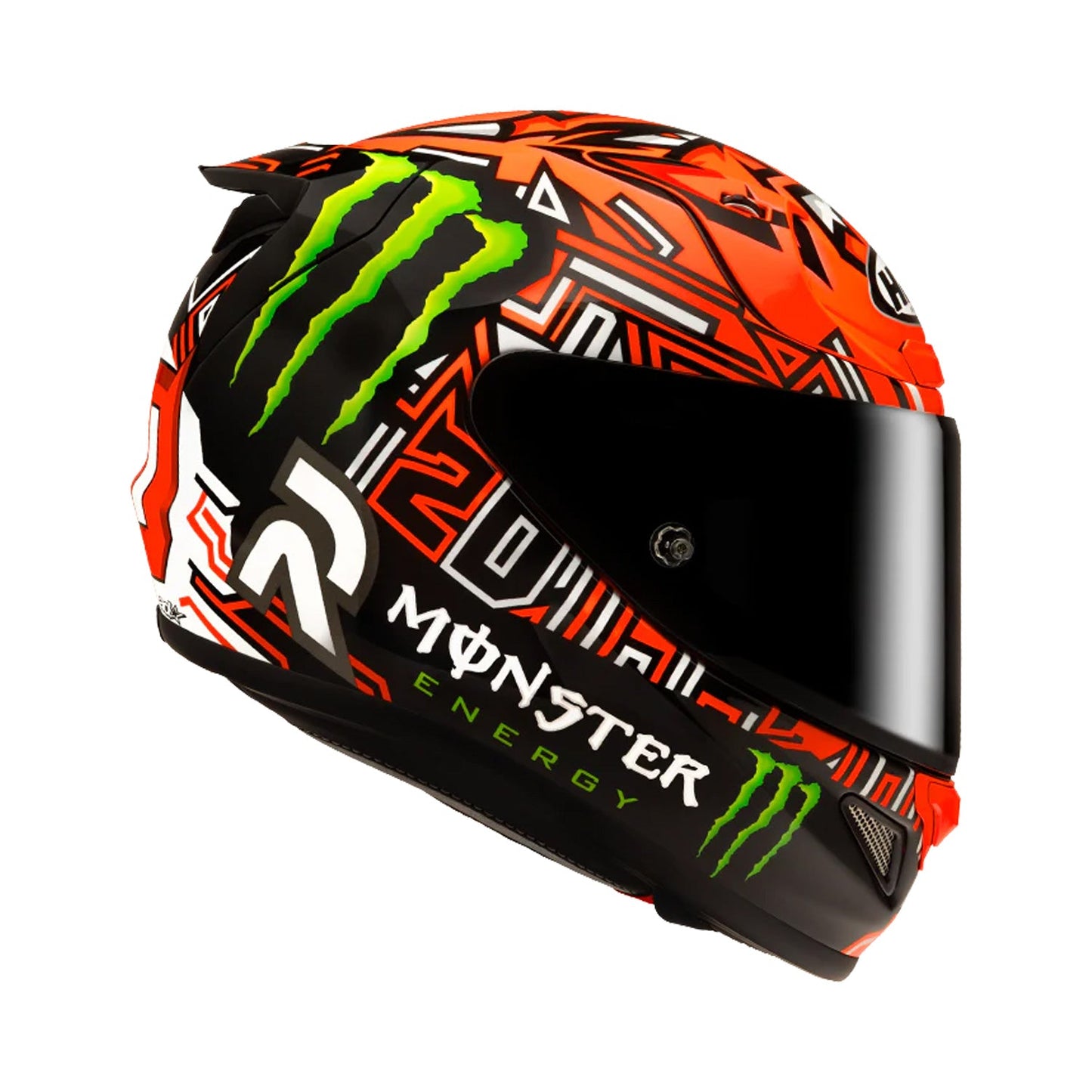 HJC Rpha12 Helmet Quartararo Replica II MC1 Black/Red Fluo Gloss