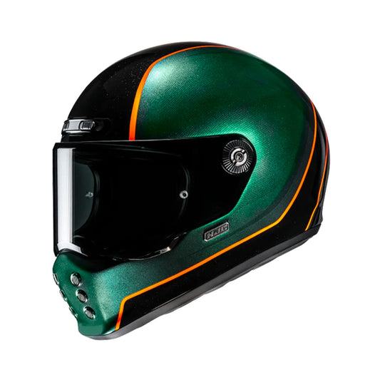 HJC V10 Helmet Hodu MC47 Green/Black Gloss