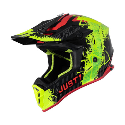 Just1 J38 Mask Fluo Yellow Red Black
