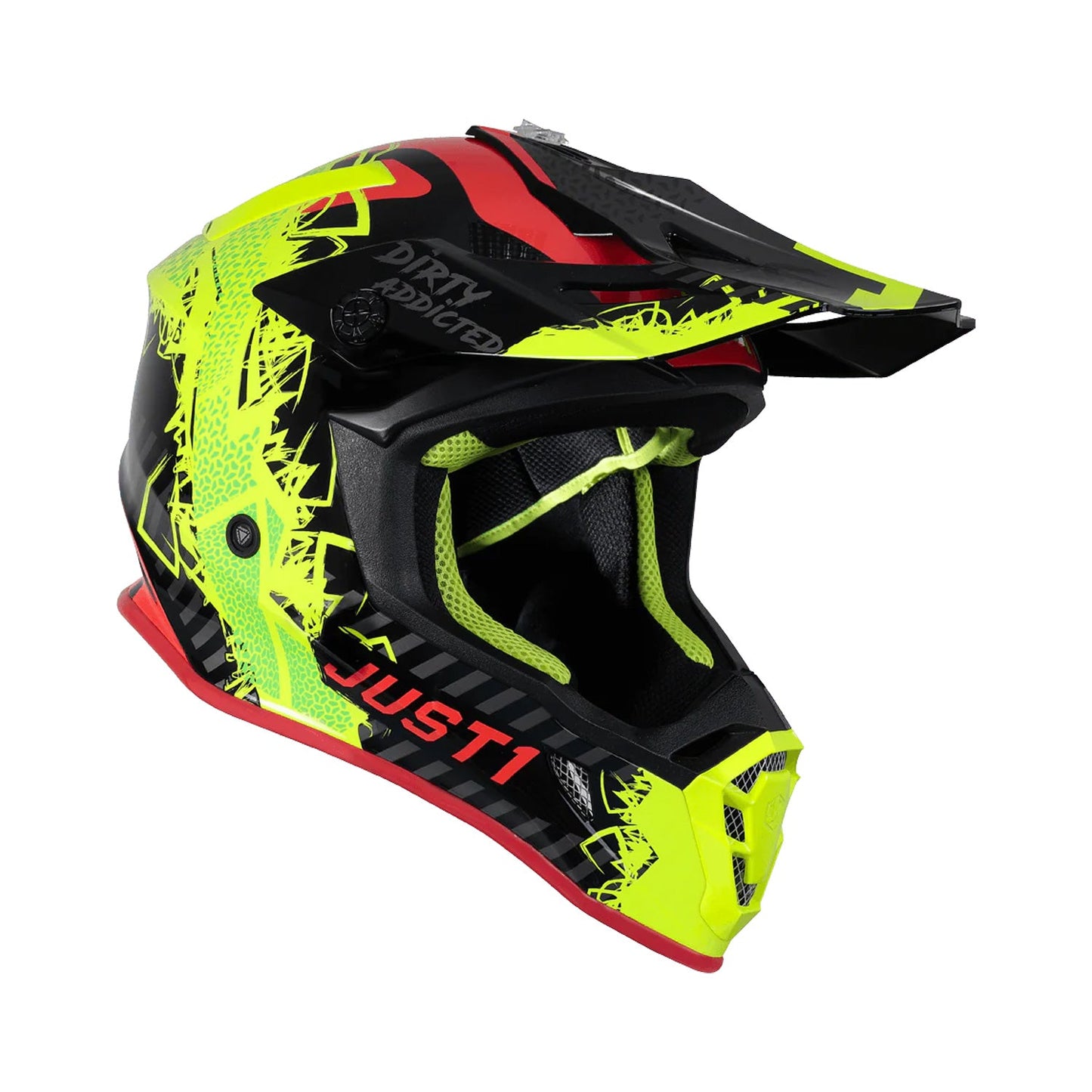 Just1 J38 Mask Fluo Yellow Red Black