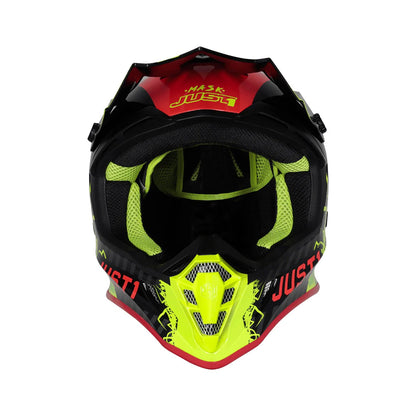 Just1 J38 Mask Fluo Yellow Red Black