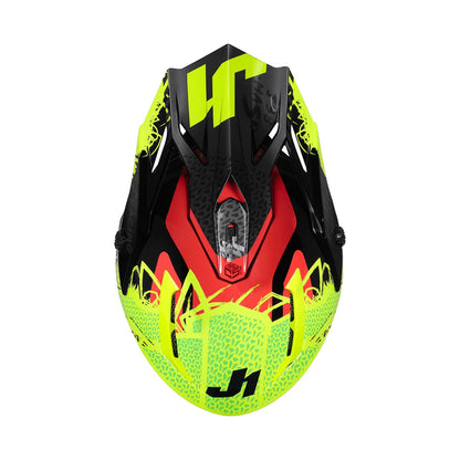 Just1 J38 Mask Fluo Yellow Red Black