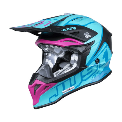 Just1 J39 Thruster Petrol Blue Fuxia Black (ECE 22.06)