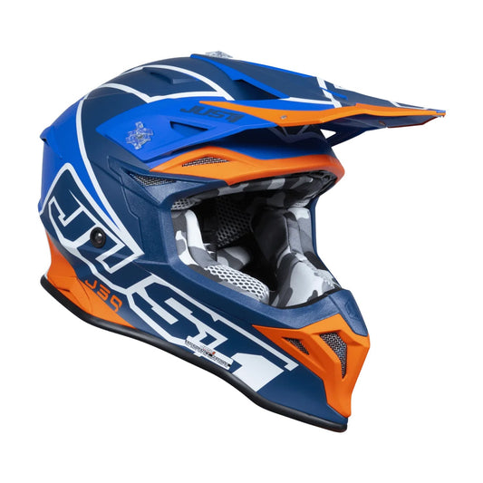 Just1 J39 Thruster White Fluo Orange Blue (ECE 22.06)