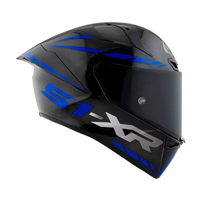 Suomy S1-XR GP Helmet Carbon Hypersonic Blue FIM