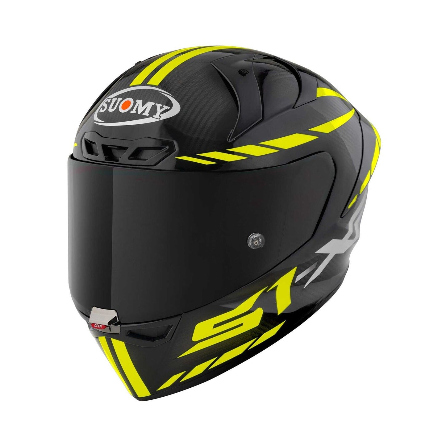 Suomy S1-XR GP Helmet Carbon Hypersonic Yellow FIM