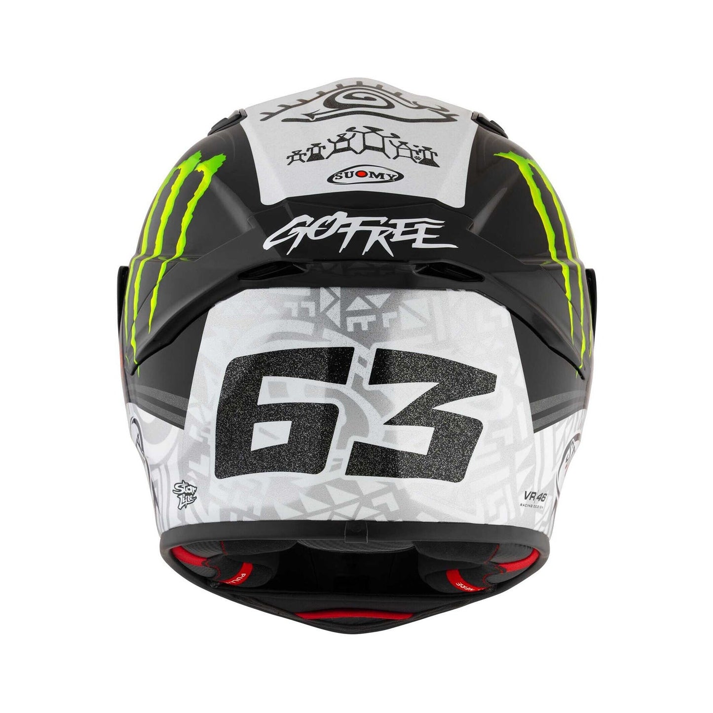 Suomy Track-1 Helmet Bagnaia Winter Test Monster Replica