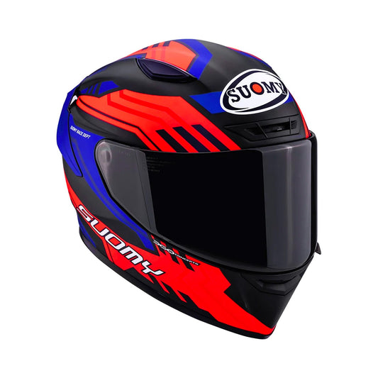 Suomy Track-1 Helmet Framework Black/Red/Blue Matt