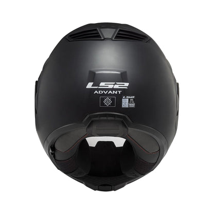 LS2 Advant Helmet Solid Black Matt