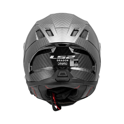 LS2 Dragon Carbon Helmet Black Matt