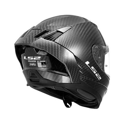LS2 Dragon Carbon Helmet Black Matt