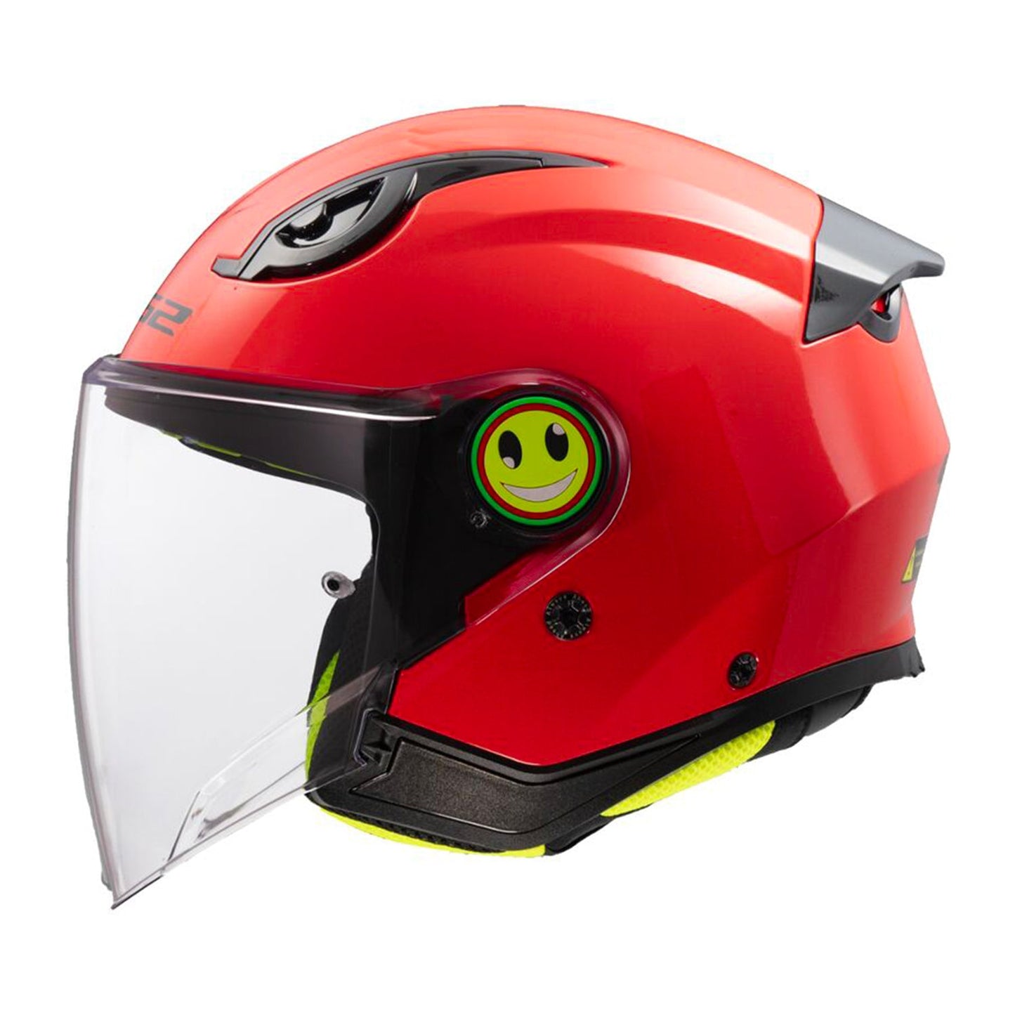 LS2 Funny II Junior Helmet Solid Red Gloss