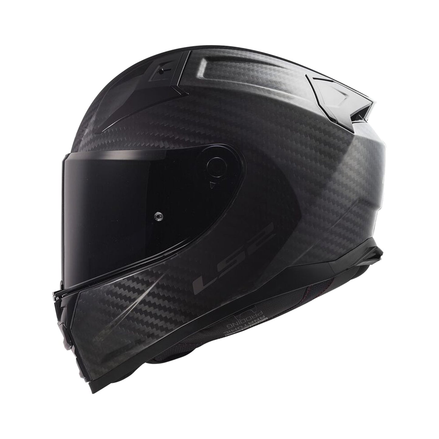 LS2 Vector II Carbon Helmet Solid Black
