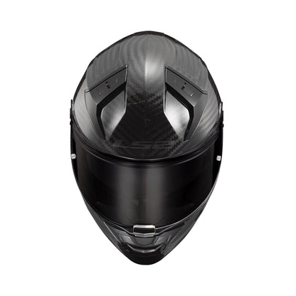 LS2 Vector II Carbon Helmet Solid Black