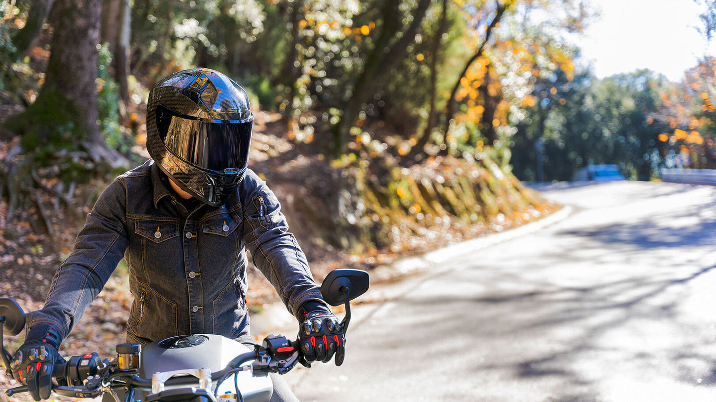 LS2 Vector II Carbon Helmet Solid Black
