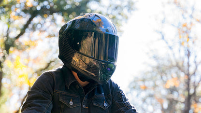LS2 Vector II Carbon Helmet Solid Black