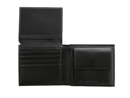 Momodesign Portafoglio in nappa liscia con taglio a vivo