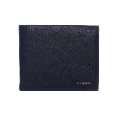 Momodesign Portafoglio in vera pelle martellata blu