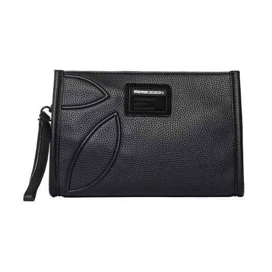 Momodesign pouch business Essential grande in dollaro PU Nera