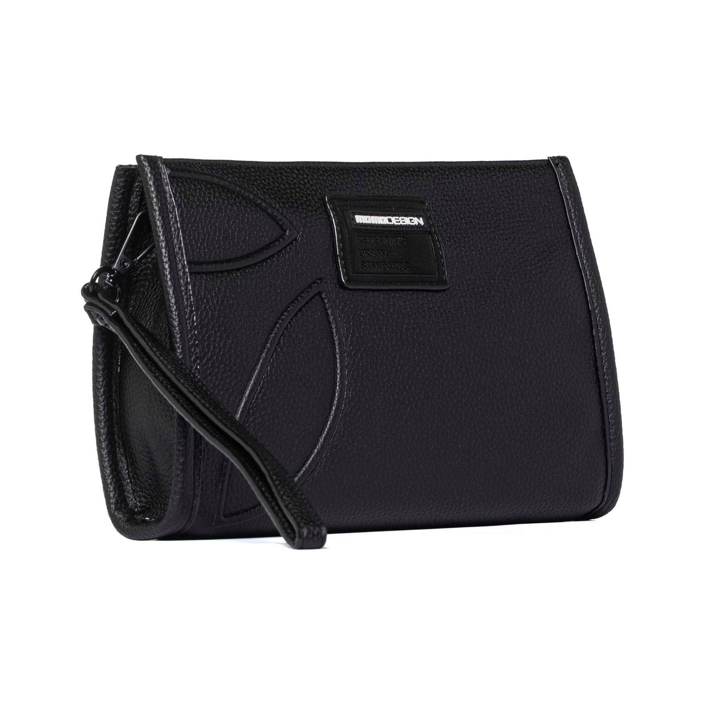 Momodesign pouch business Essential grande in dollaro PU Nera
