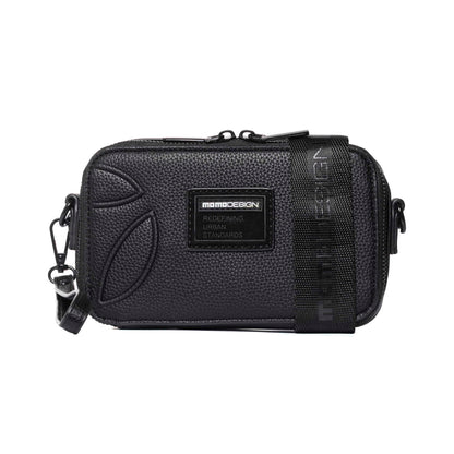 Momodesign pouch business Essential media in dollaro PU Nera