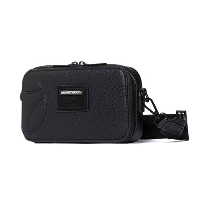 Momodesign pouch business Essential media in dollaro PU Nera