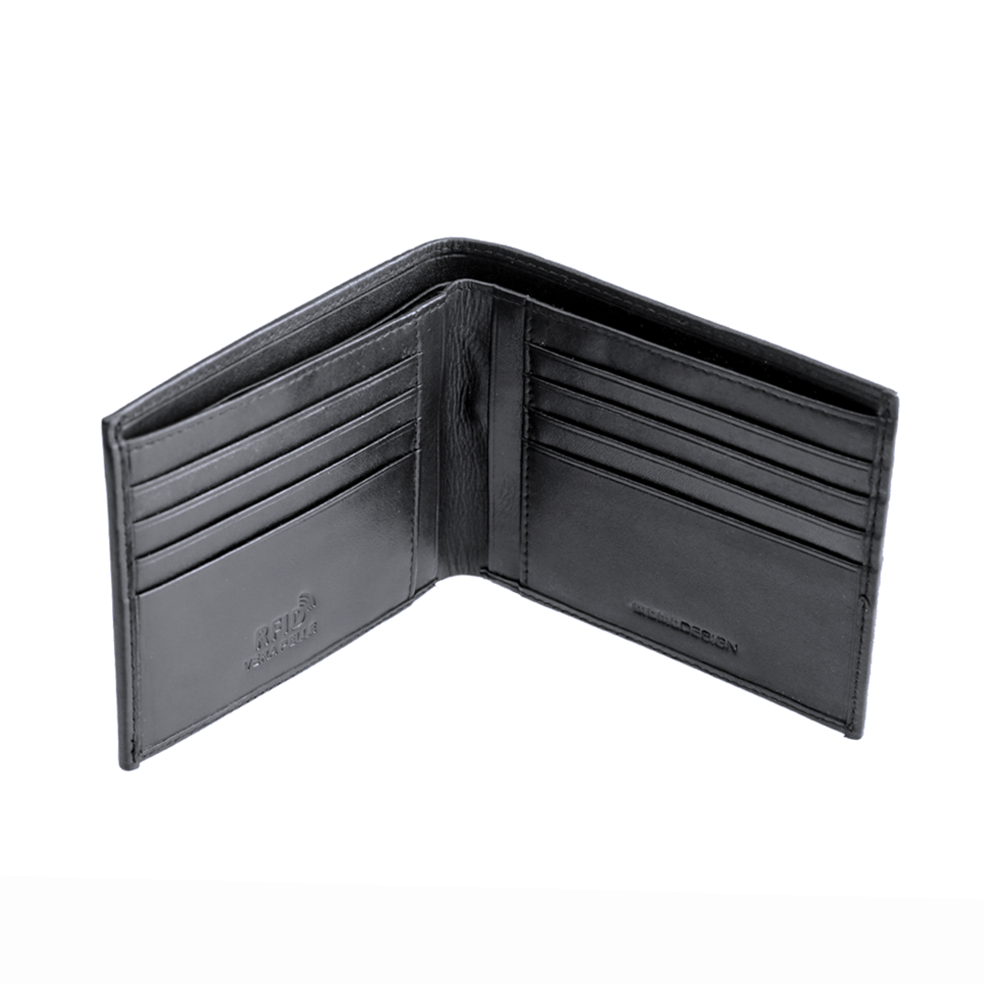 Momodesign Portafoglio in nappa con logo a rilievo