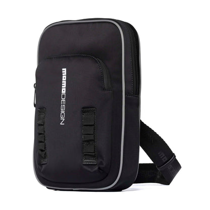 Momodesign borsa monospalla Alpha in nylon nero