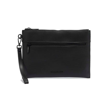 Momodesign pouch business Work nappa grande in nappa PU nera