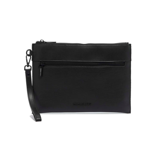Momodesign pouch business Work nappa grande in nappa PU nera