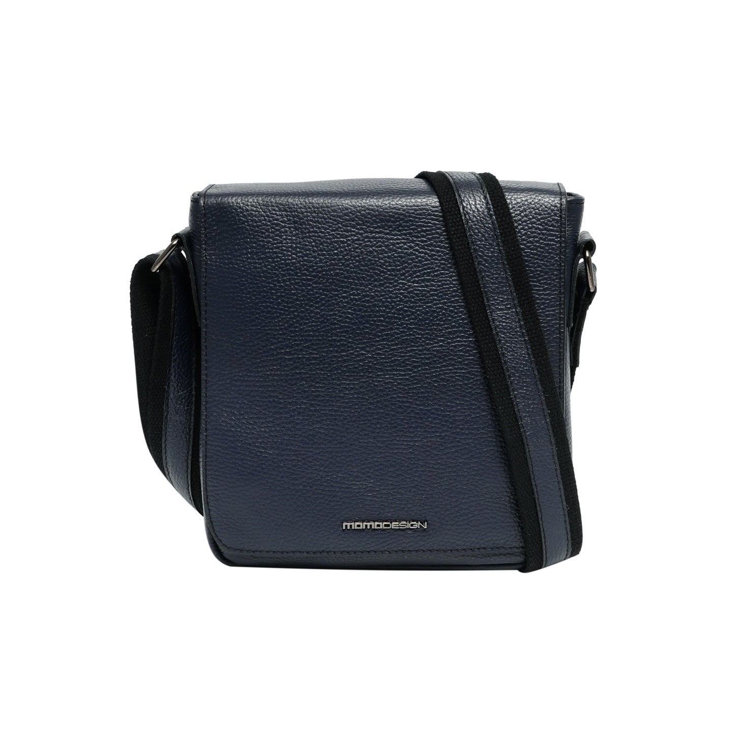 Tracolla Momodesign in vera pelle martellata blu