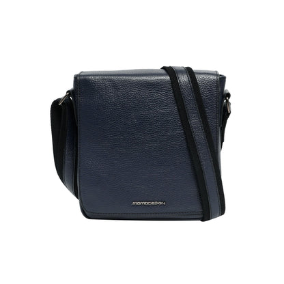 Tracolla Momodesign in vera pelle martellata blu