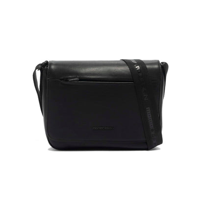 Momodesign messenger business Work nappa in nappa PU nera