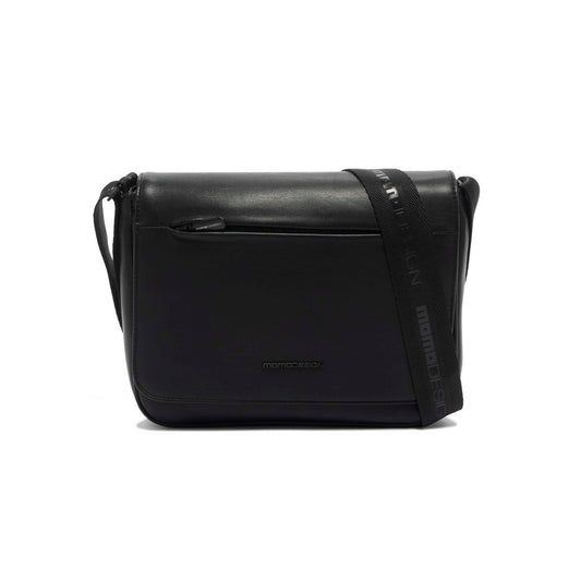 Momodesign messenger business Work nappa in nappa PU nera