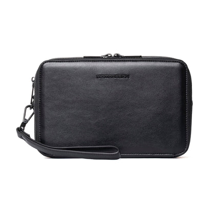 Momodesign pouch business Work nappa grande in nappa PU nera