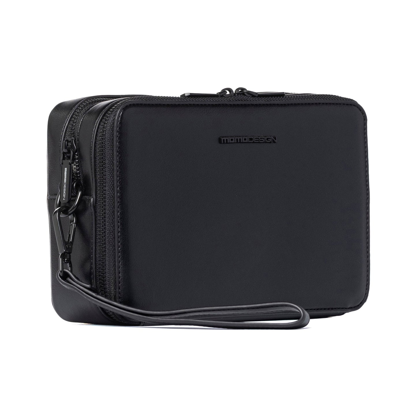 Momodesign pouch business Work nappa grande in nappa PU nera