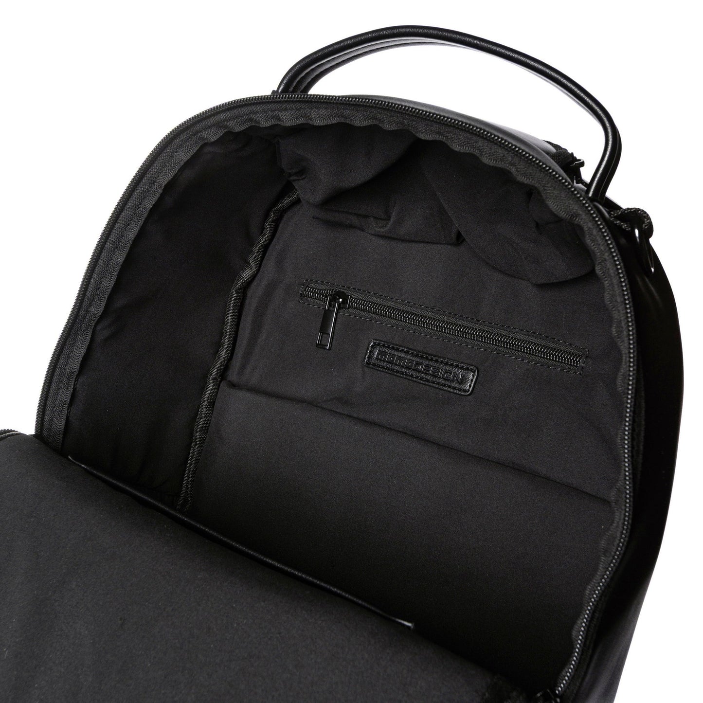 Momodesign zaino business Work nappa grande in nappa PU nero