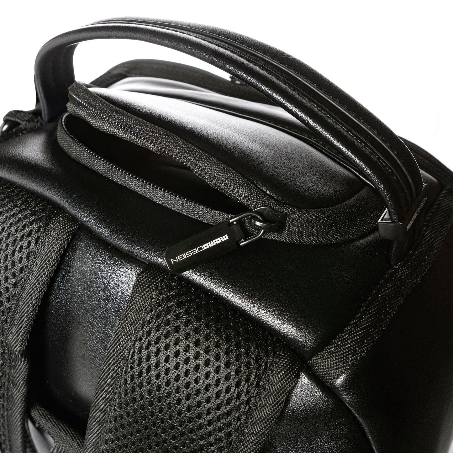 Momodesign zaino business Work nappa grande in nappa PU nero