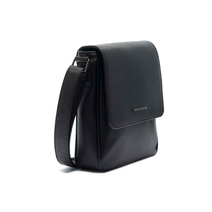 Momodesign tracolla business Work saffiano in saffiano PU nero