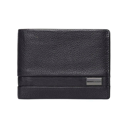 Momodesign portafoglio Dollaro in vera pelle nero